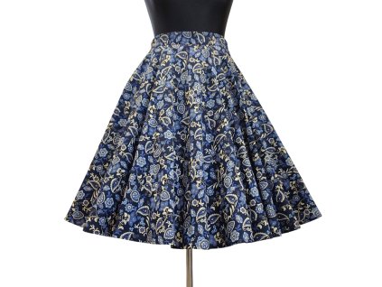 Kolová sukně "Paisley" - vel.36-38