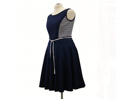 Námořnické šaty "Dona" modré - vel.42-44