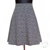 Sukně široká "Mia" vel.52 - černobílá