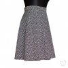 Sukně široká "Mia" vel.52 - černobílá