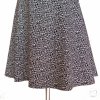 Sukně široká "Mia" vel.52 - černobílá