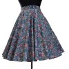 Kolová sukně "Mini kvítky" vel.40-42
