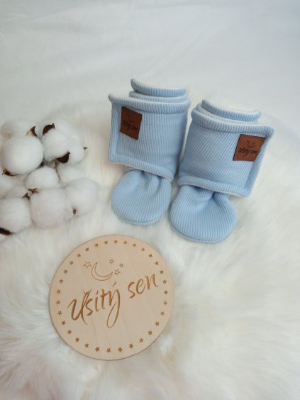 Capáčky BABY MODRÁ