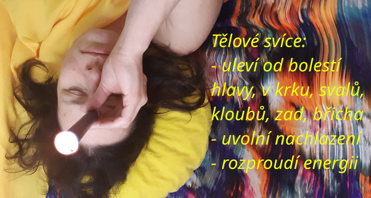 tělové svíce na šířku