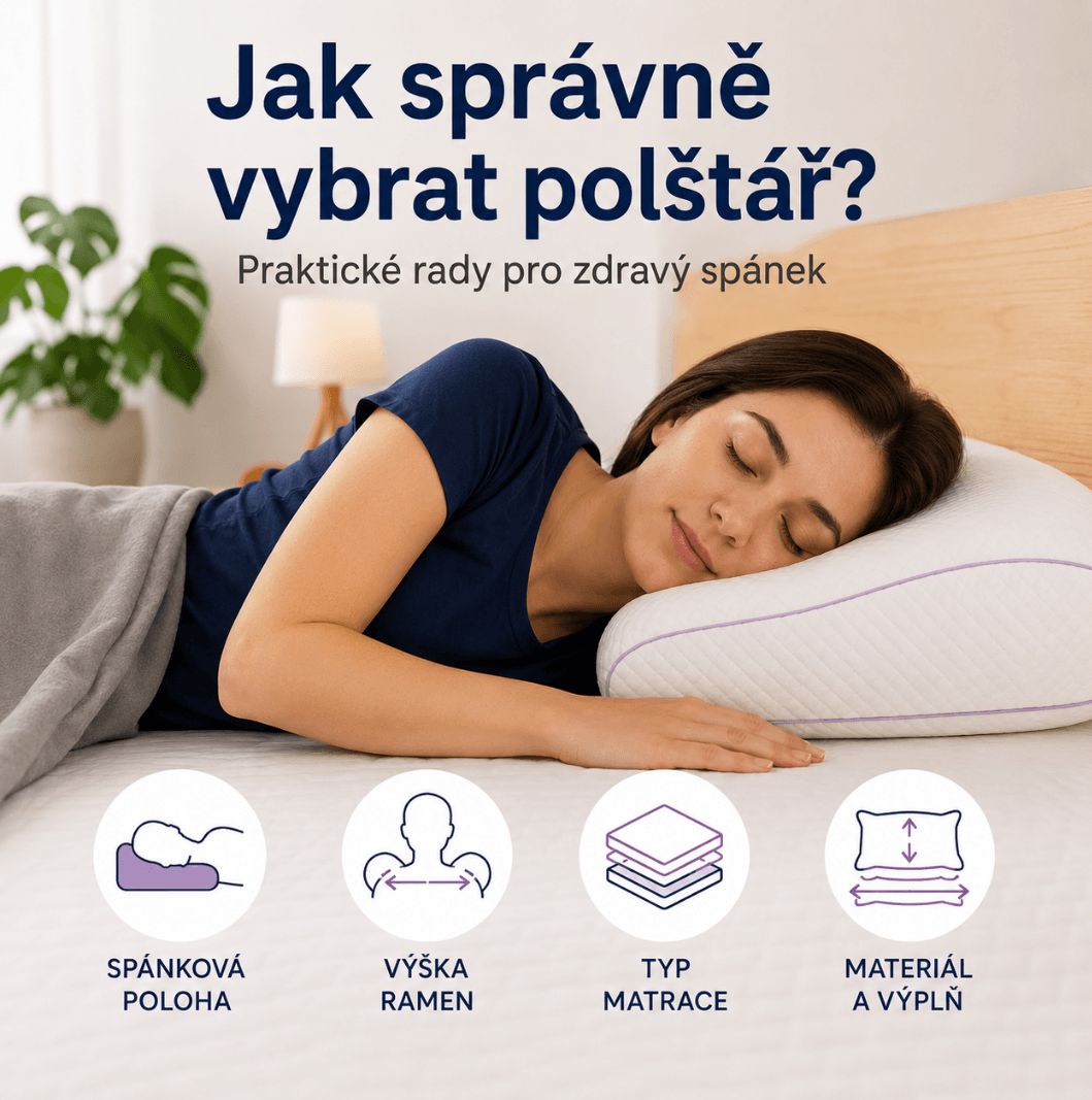 Jak správně vybrat polštář?
