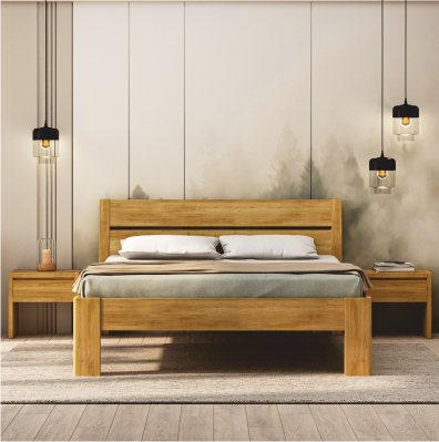 Dřevěné postele z masivu – přehled modelů, materiálů a doporučení USNU