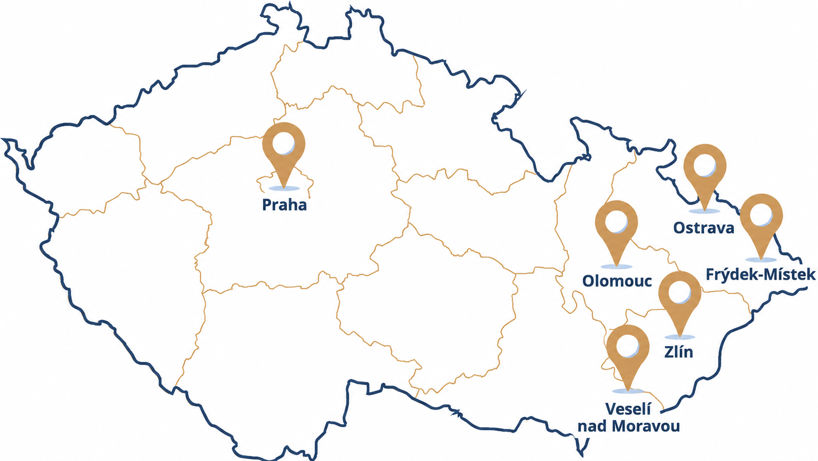 Usnu.cz - Mapa prodejen