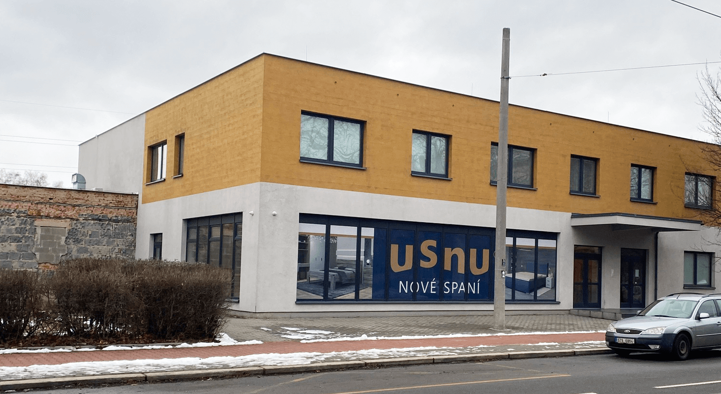 USNU Ostrava – prodejna postelí a matrací, Pavlovova 6, USNU