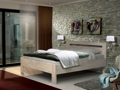 Dřevěná postel z masivu PANAMA buk | USNU.cz