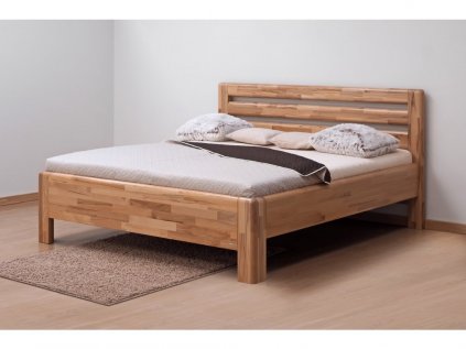 Dřevěná postel z masivu ADRIANA LUX buk | USNU.cz