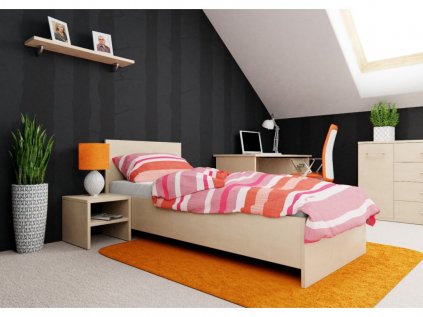 Postel pro děti z lamina KAIRA LUČINA jednolůžko | USNU.cz