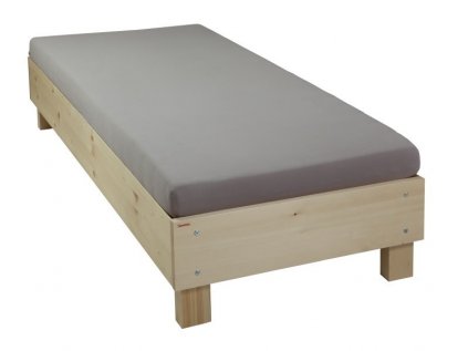 Dřevěná dětská postel z masivu ENNA smrk| USNU.cz