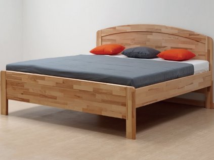 Dřevěná postel z masivu KARLO ART buk | USNU.cz