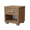 nocni stolek kaira 1 zasuvkovy dub kansas hnedy