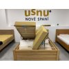 Postel z masivu Mineros ulozny prostor jasan vyklop z boku a od nohou rovne nohy | USNU.cz