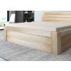 Dřevěné postele Akima čelo u nohou s úložným prostorem| USNU.cz