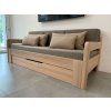 Dřevěná rozkládací postel masiv ARALIA buk| USNU.cz