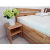 Dřevěná postel z masivu Benny II. buk | USNU.cz