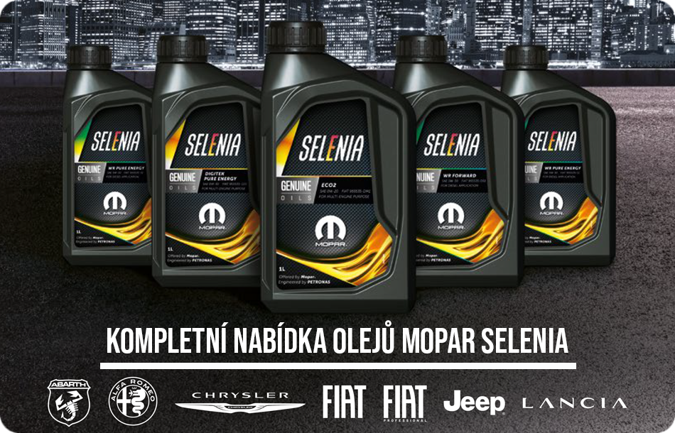 USpartshop.cz - Kompletní nabídka olejů Mopar Selenia