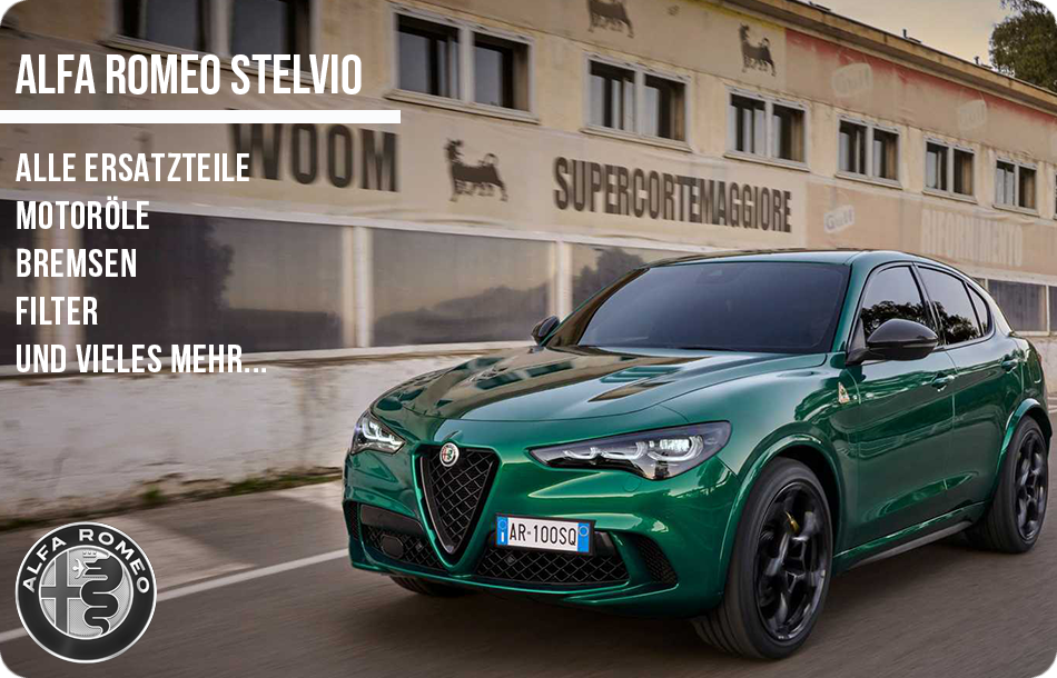 USpartshop.de - Alfa Romeo Stelvio komplettes Teilespektrum