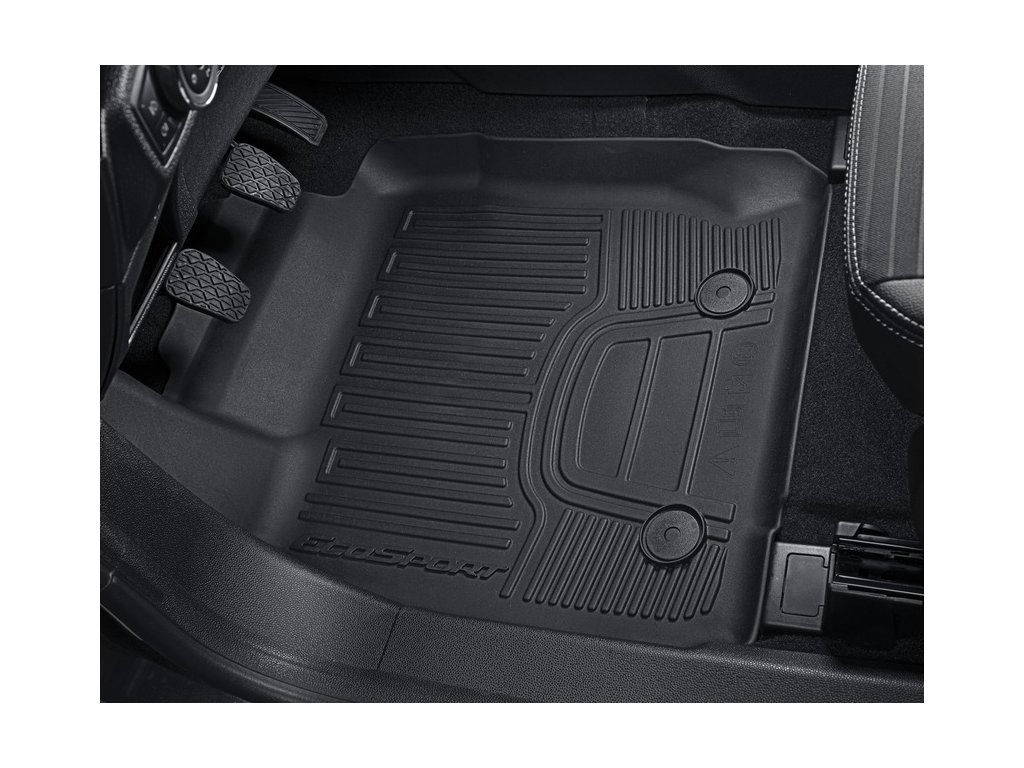 Ford EcoSport 2.gen Tappetini in gomma con bordi rialzati, set anteriore di colore nero 2 268 334