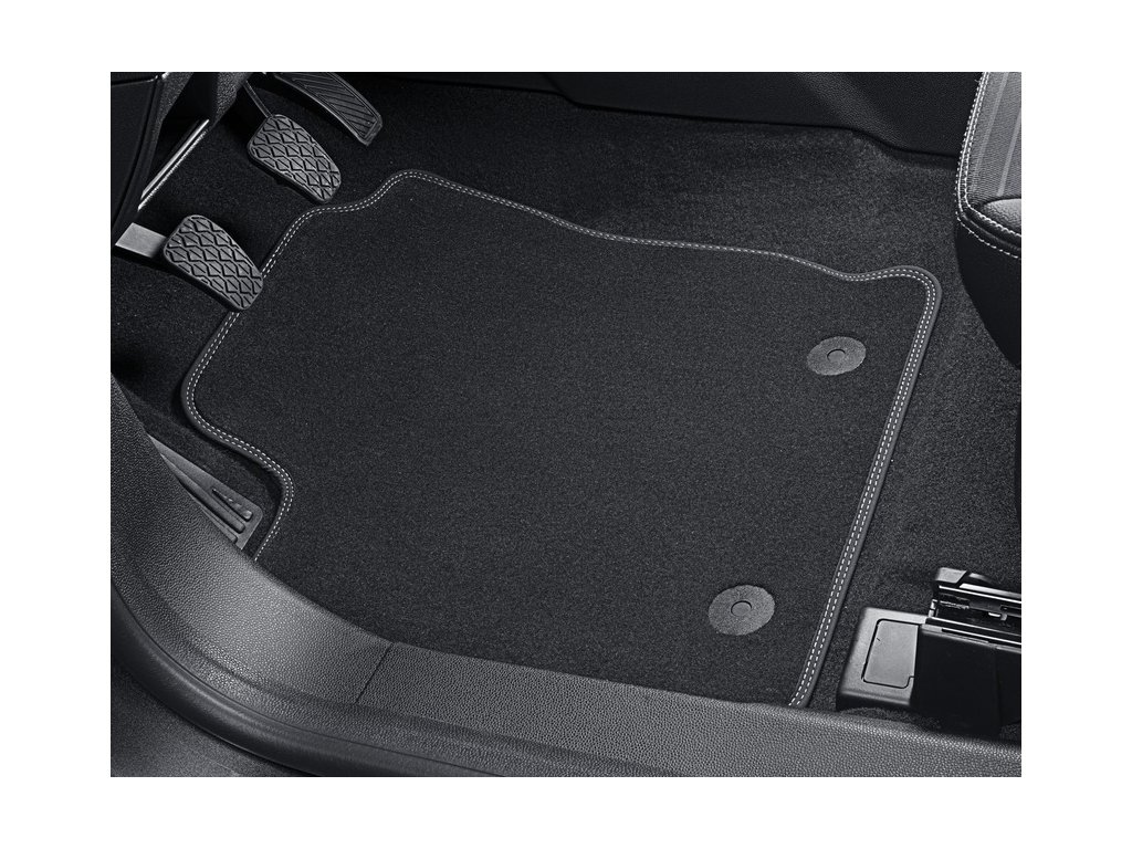 Ford EcoSport 2.gen Tappetini in velluto, set anteriore e posteriore in colore nero 2 239 011