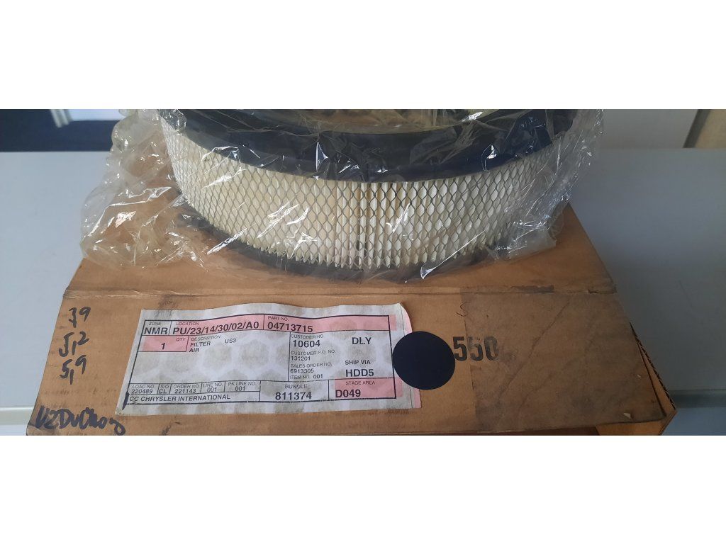 Mopar Air Filter 04713715