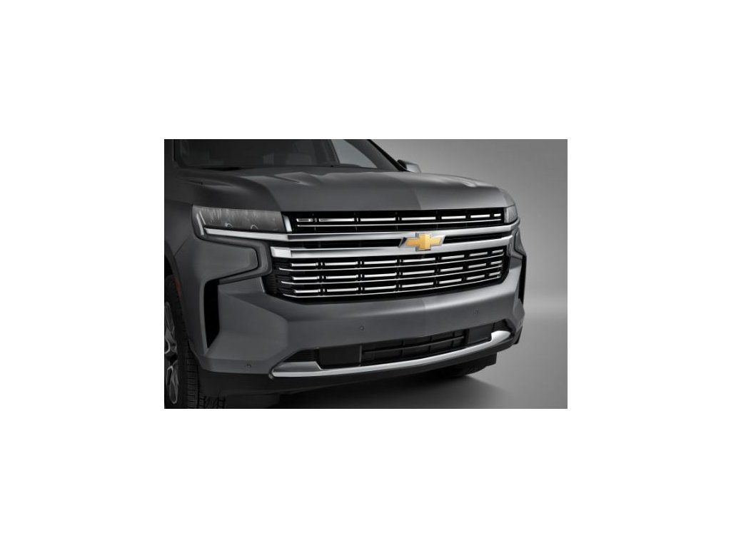 Parrilla cromada Chevrolet con logotipo Bowtie
