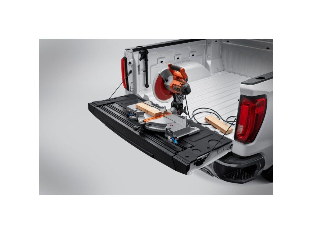 GMC Sierra 1500 5.gen Protection de hayon avec rails de montage