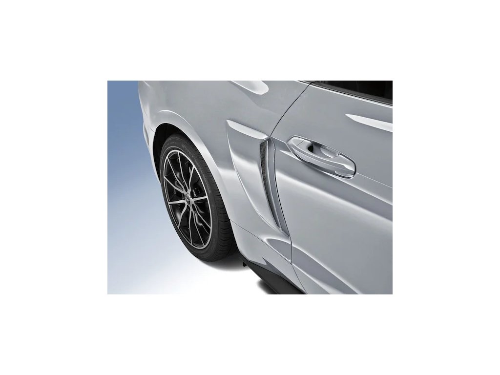 Ford Mustang 6. generacji Szczegóły produktu Air Design® Kultowa srebrna czerpak boczny