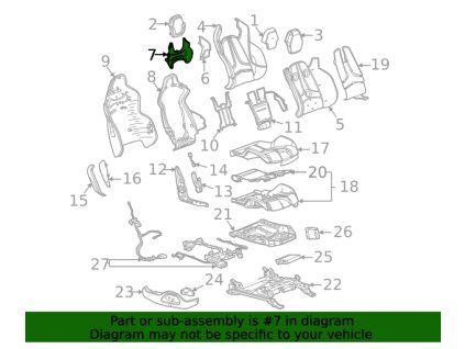 Chevrolet Corvette C8 F rámeček 84784087, 84884180