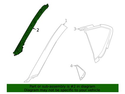 Chevrolet Corvette C8 Držák F (levá) 84721182, 86775696