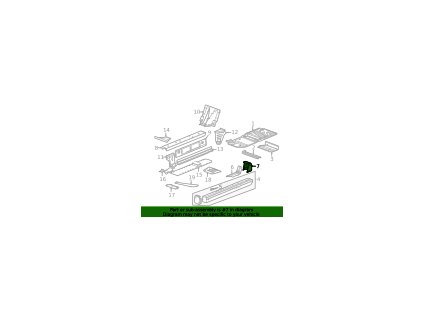 Chevrolet Corvette C8 Prodloužení vnitřního panelu Rocker na straně spolujezdce