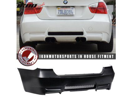 BMW E90 M3 Style 2006-2011 Parachoques trasero sin pintar