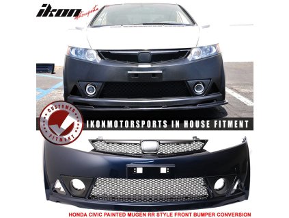 Honda Civic Mug Style 2006-2011 Přední nárazník PP v barvě Royal Blue Pearl