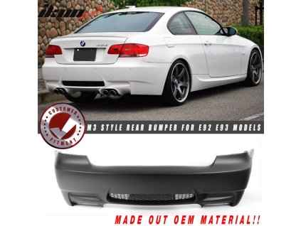 BMW 328i 335i E92 3 Series M3 Style 2007-2013 Zadní nárazník