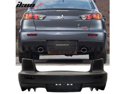 Mitsubishi Lancer EVO X Style 2008-2015 Parachoques trasero PP