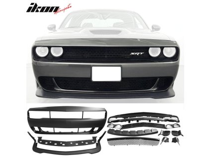 Dodge Challenger 2015-2023 Přední nárazník s mřížkou a HC lipem, odlakovaný PP