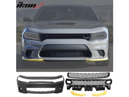 Dodge Charger 2015-2023 Přední nárazník + modernizované mřížky chladiče z roku 2019