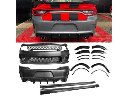 Dodge Charger 2015-2023 Zadní nárazník matně černý