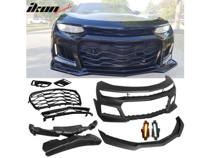 Chevrolet Camaro ZL1 Style 2016-2018 Bară de protecție față plus o pereche de lumini de ceață pentru lumini de zi