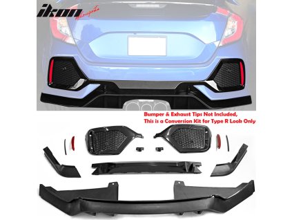 Honda Civic HB TypeR Style 2017-2021 Přední nárazník PP, základní nátěr