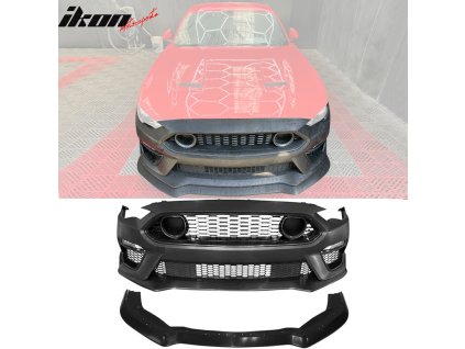 Spoiler față Ford Mustang Mach 1 Style 2018-2023, protecție bara față