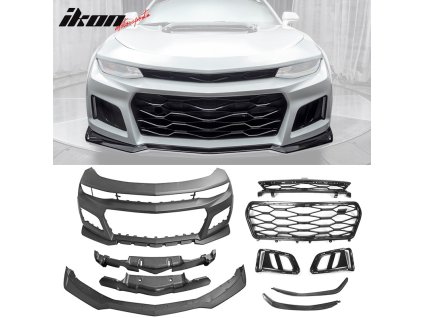 Chevrolet Camaro LS LT1 2019-2024 Frontstoßfänger im ZL1-Stil, unlackiert