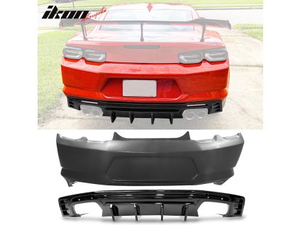 Chevrolet Camaro OE Style 2019-2024 Zadní nárazník s lemem ve stylu IKON