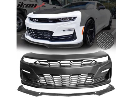 Chevrolet Camaro SS Style 2019-2024 Frontstoßstange CFL Lippe ABS, schwarzer Schutz