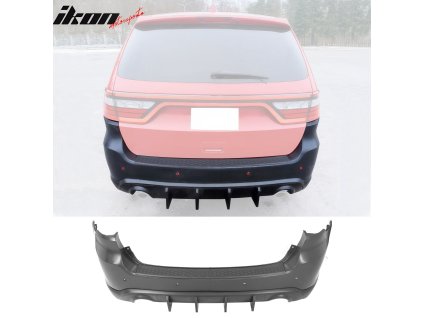 Dodge Durango 2021-2024 Rear Bumper, Hellcat Style V1 Diffuser