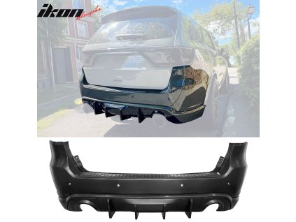 Dodge Durango 2021-2024 Rear Bumper, Hellcat V2 Style Diffuser