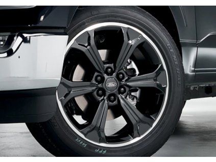Ford F-150 Jeu de roues 22" noir avec finition usinée