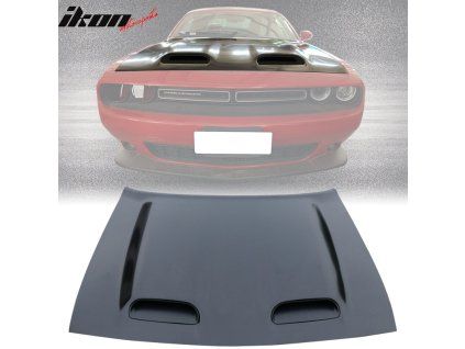 Dodge Challenger 2008-2023 Capó aluminio negro